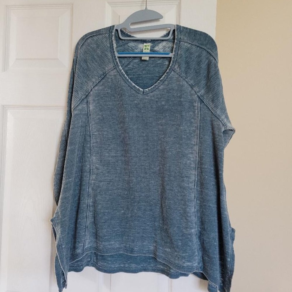 Green Tea Women's Pullover Top M With Flare Bottom - Picture 8 of 8